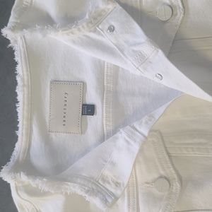Sanctuary White Jean Jacket